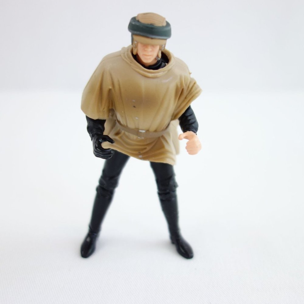 Vintage 1996 Star Wars POTF Luke Skywalker Endor Gear Action Figure‎